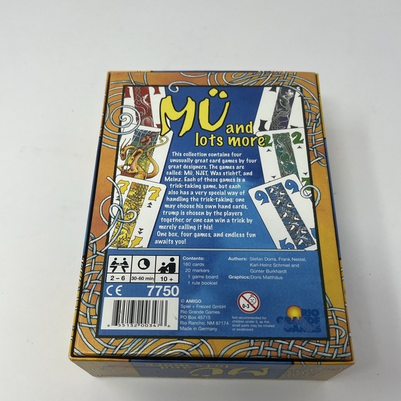 Mü‎ AND LOTS MORE Game Complete Sealed Cards Rio Grande Games - Picture 3 of 8